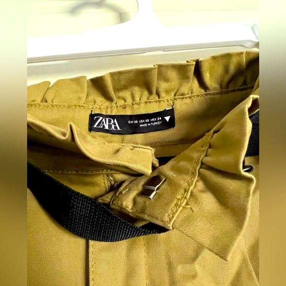 Zara Pants & Jumpsuits Zara Olive Green Highwaisted Cargo Pants Poshmark